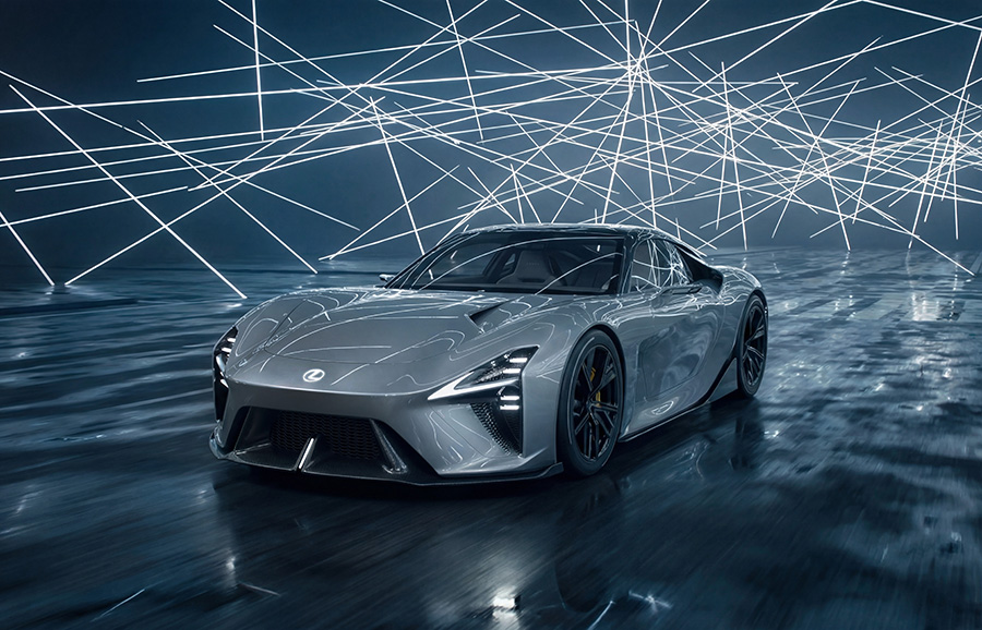 Lexus World Premieres Lexus LFA Concept BEV Sports Car
