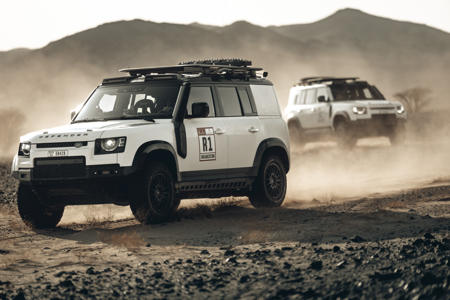 Defenders Explore and Define Dakar Rally Route
